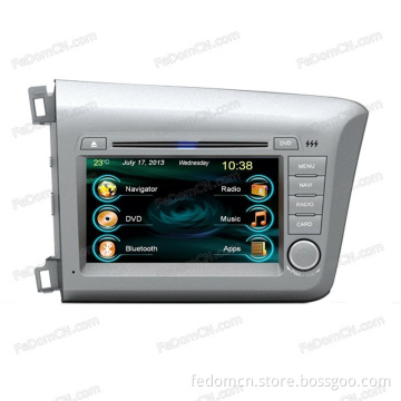 in Dash Car DVD Player Stereo GPS Navigation for Honda Civic 2012 (C7089HC)